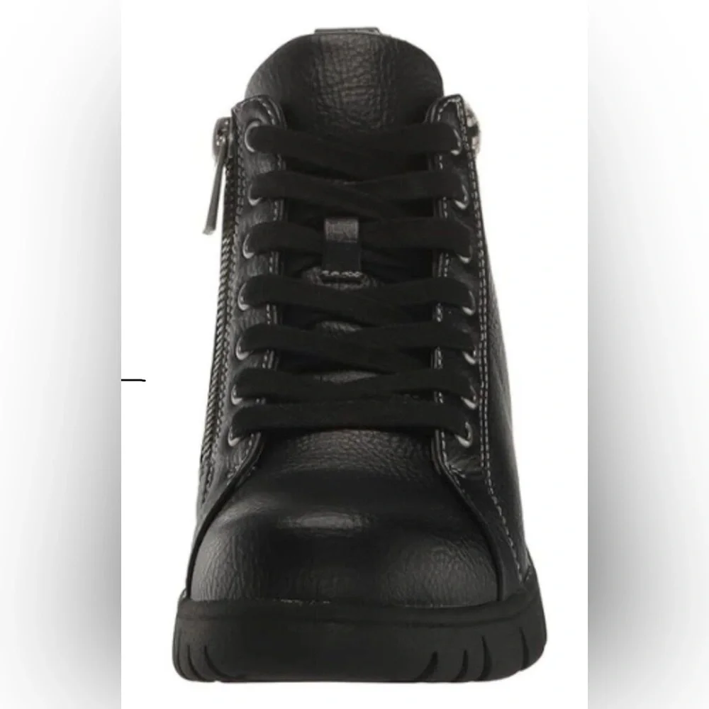 Easy Street Women's Nico Lace Up Detail Side Zip Booties new - Picture 4 of 6